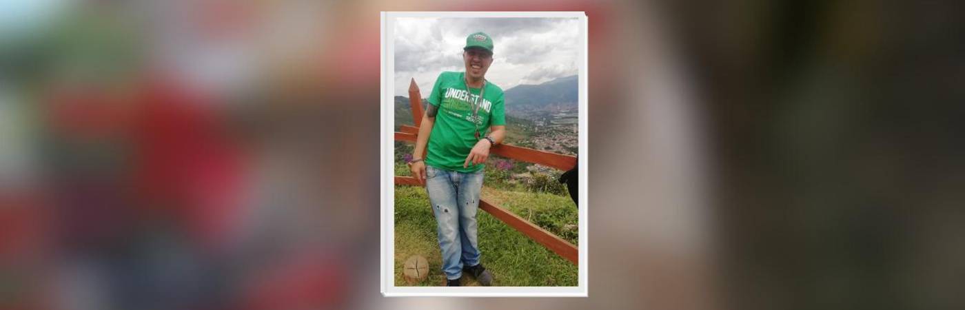 Él era Víctor Hugo Montoya, asesinado en Caldas. FOTO: TOMADA DE REDES SOCIALES 