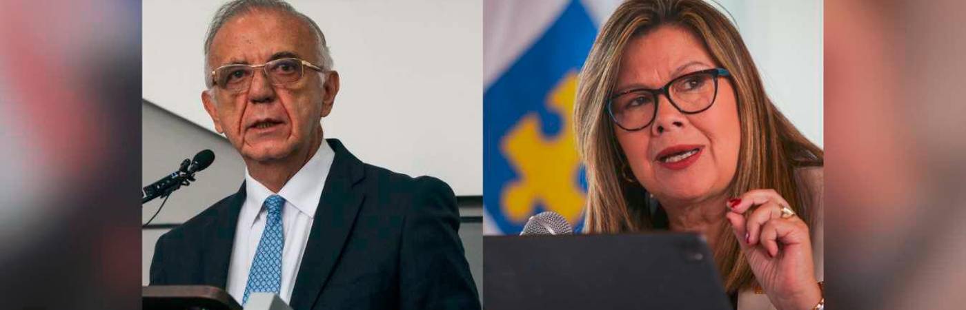 Iván Velásquez, embajador en la Santa Sede y Adriana Camargo, fiscal general. / FOTOS: COLPRENSA 