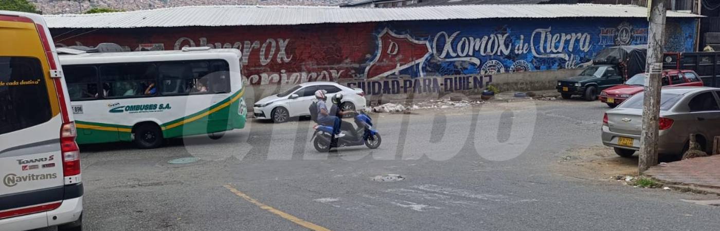 En este punto se presentó el homicidio. FOTO: ALEJANDRA MORALES