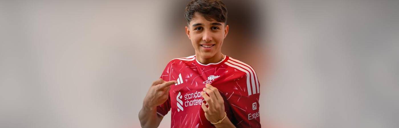 Samuel Martínez canterano de Atlético Nacional que jugará en el Liverpool. FOTO: LFCACADEMYX