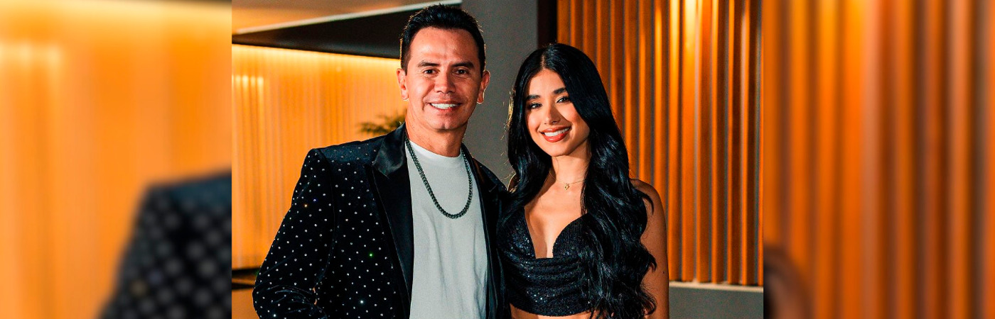 Jhony Rivera y Jenny López cantantes de música popular. /FOTO: INSTAGRAM @jhonnyrivera