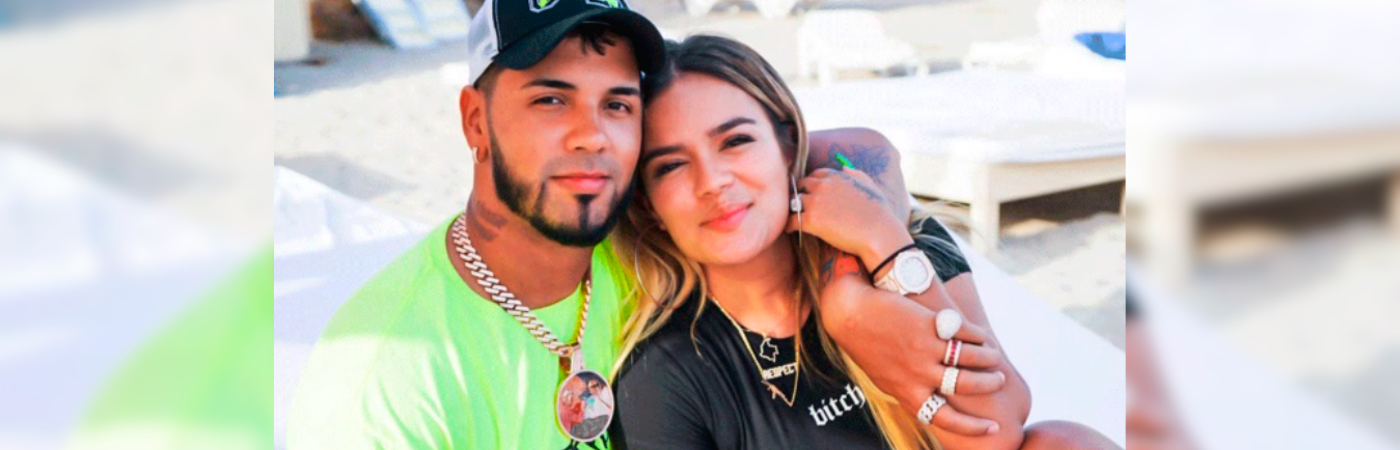 Los reguetoneros Anuel AA y Karol G cuando eran pareja. /FOTO: INSTAGRAM @karolg