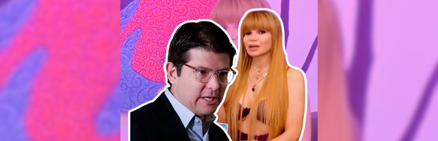 Miguel Uribe Turbay precandidato presidencial, y Mhoni Vidente, astróloga. /FOTOS: INSTAGRAM @migueluribet - TOMADA DE VIDEO