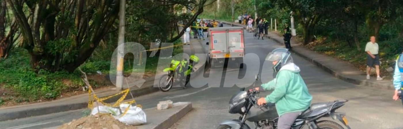 Así fue hallado el cadáver en la mañana de este jueves. /FOTO: CORTESÍA