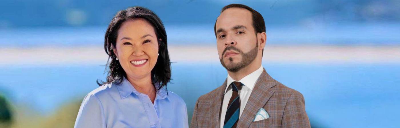 A la izquierda, Keiko Fujimori, candidata a la presidencia de Perú. A la derecha, Abelardo de la Espriella, candidato a la presidencia de Colombia. FOTOS: FACEBOOK KEIKO SOFÍA FUJIMORI Y COLPRENSA