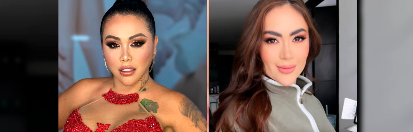 Yina Calderón (izq.) y Daneidy Barrera Rojas (der.) influencers colombianas. /FOTOS: INSTAGRAM @yinacalderonoficial - REDES SOCIALES