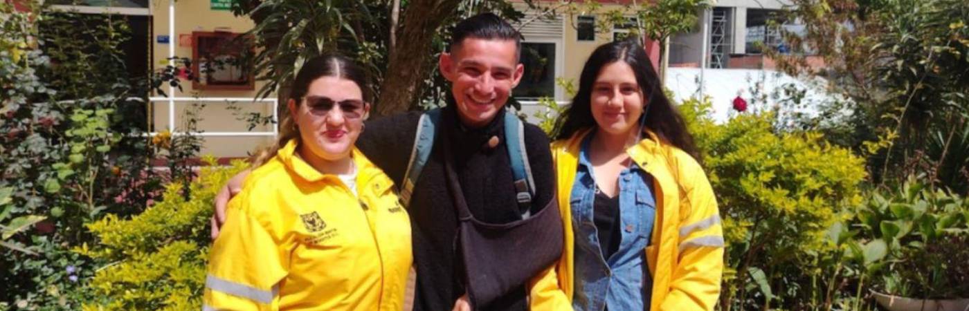 Jonathan Julián Vergara pasó de la calle a ser el mejor de Bogotá en las pruebas Icfes en educación flexible. /FOTO: ALCALDÍA DE BOGOTÁ