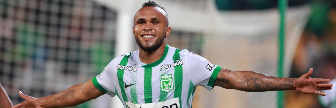 Andrés Sarmiento, delantero de Atlético Nacional. / FOTO: MANUEL SALDARRIAGA