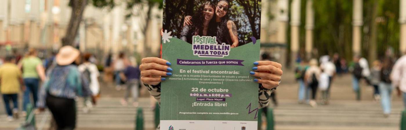 Esta feria será con entrada libre para todas las mujeres. /FOTO: ALCALDÍA DE MEDELLÍN