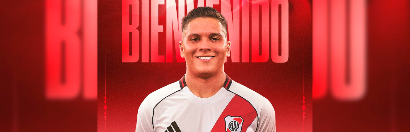 Juan Fernando Quintero firmó un contrato hasta diciembre de 2027. /FOTO: X @RiverPlate