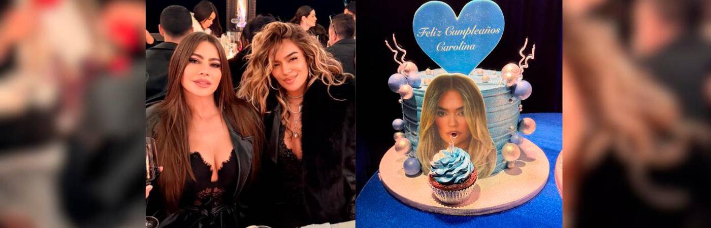 La celebración oficial empezó con una cena y el remate fue con rumba. FOTOS: IG @sofiavergara - X @TeamkarolGRD