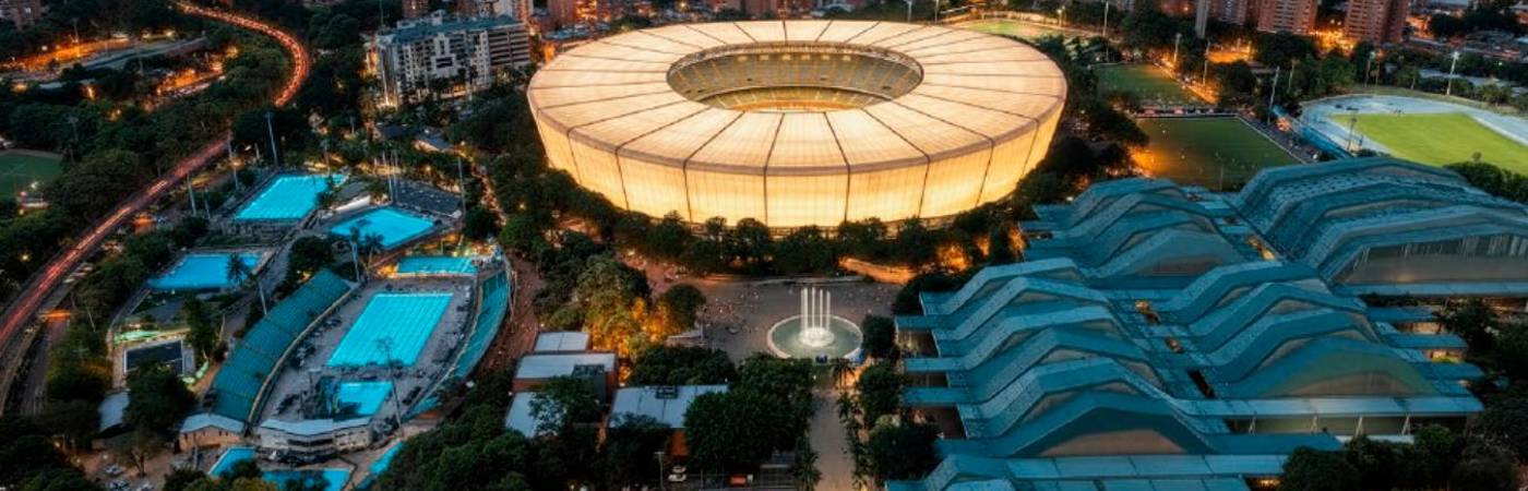 Así se verá el estadio Atanasio Girardot de noche. /FOTO: ALCALDÍA DE MEDELLÍN
