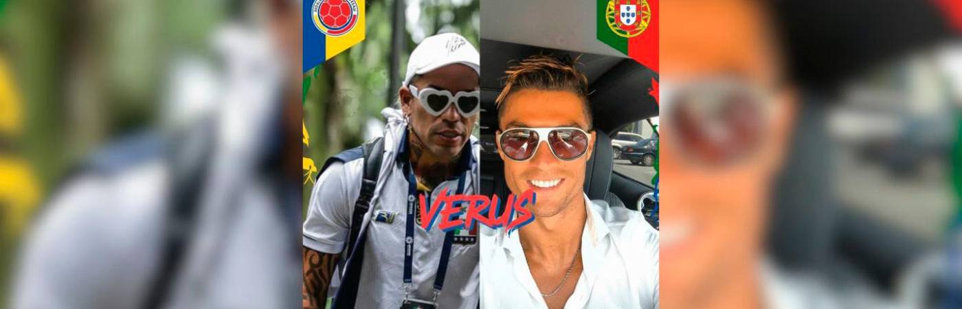 Hay quienes sueñan ver a Dayro Moreno contra Cristiano Ronaldo. FOTO: X @saintsarki