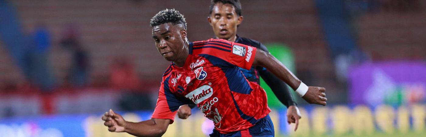 John Montaño ha sido uno de los destacados del DIM este semestre. Fue uno de los refuerzos para este 2026. FOTO: CAMILO SUÁREZ