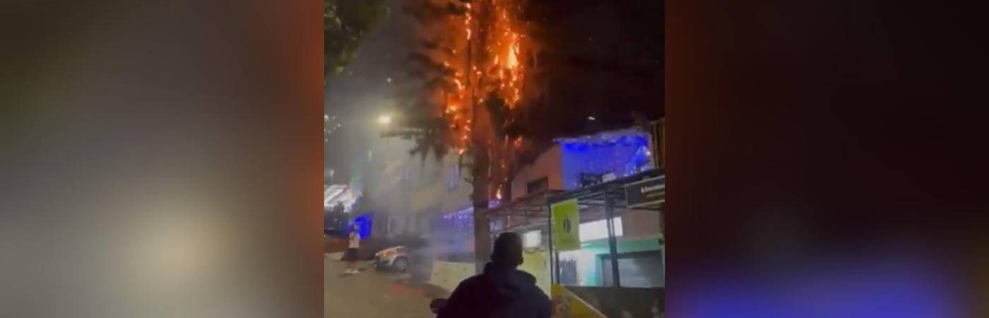 Momento de la emergencia. FOTO: CAPTURA DE VIDEO DENUNCIAS ANTIOQUIA