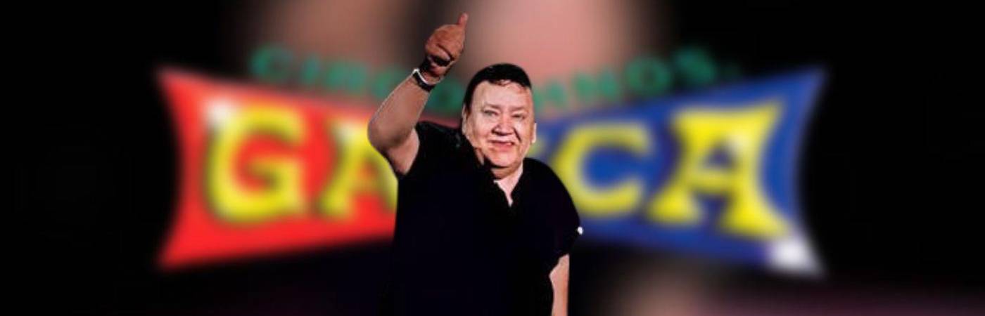Martín Fuentes Gasca, fundador del Circo Hermanos Gasca. FOTOS: FUENTESGASCA.NET (FONDO) E INSTAGRAM @CIRCOHERMANOSGASCA