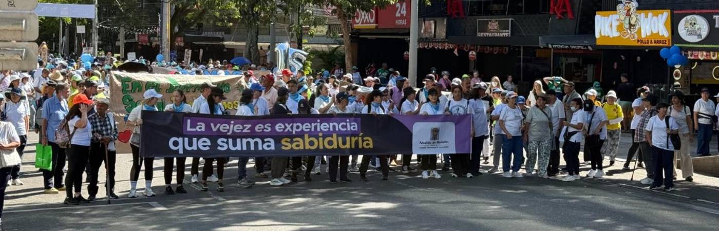 Después de un recorrido, los adultos mayores podrán disfrutar de diferentes actividades. FOTO: ALCALDÍA DE MEDELLÍN