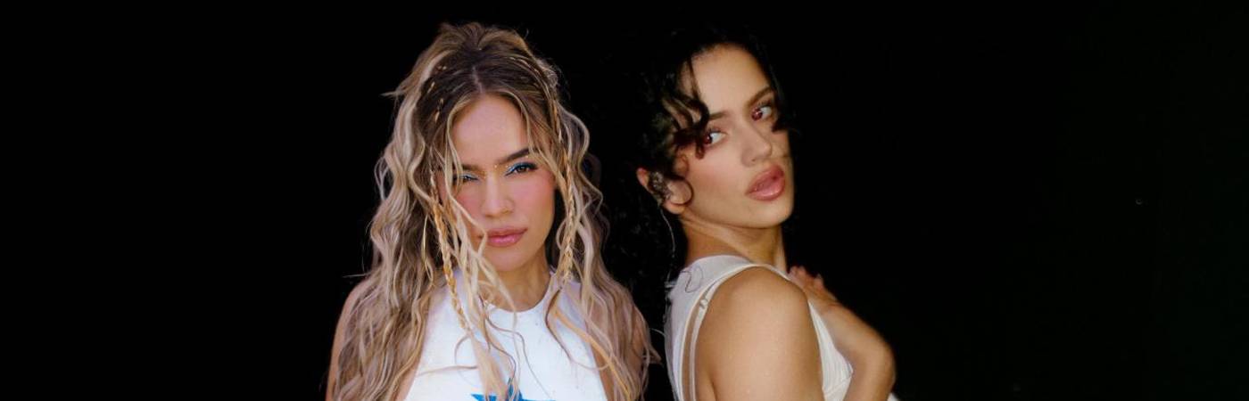 Karol G y Rosalía en el confesionario. FOTOS: INSTAGRAM @KAROLG @ROSALIA.VT