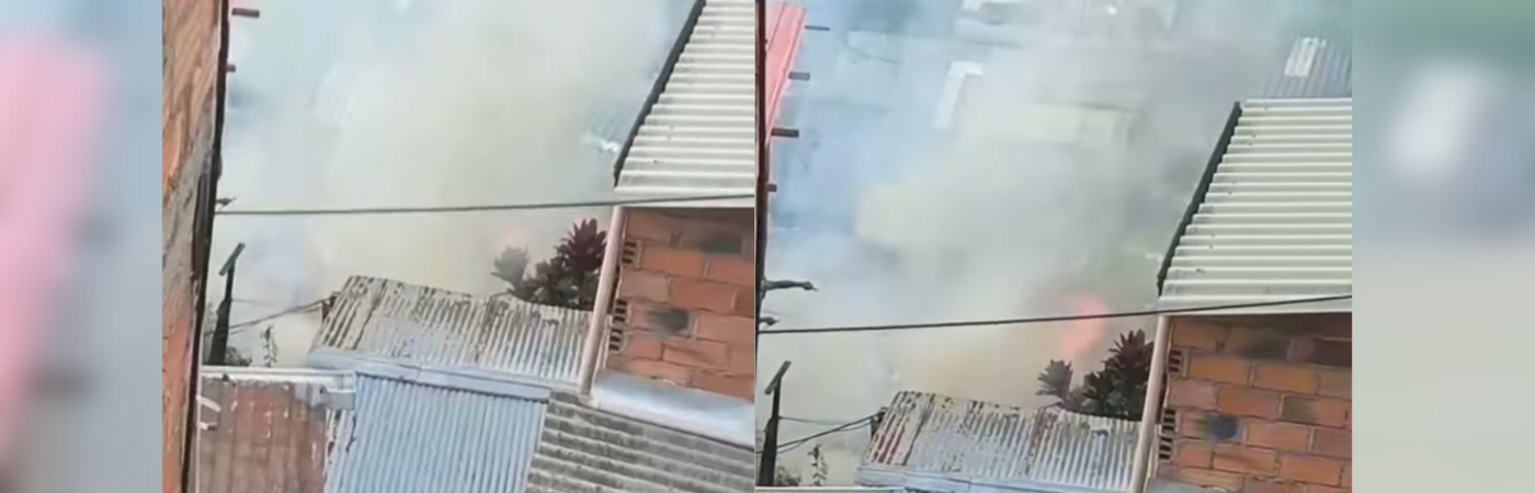 EN VIDEO: Tremendo susto en Enciso de cuenta de un incendio 