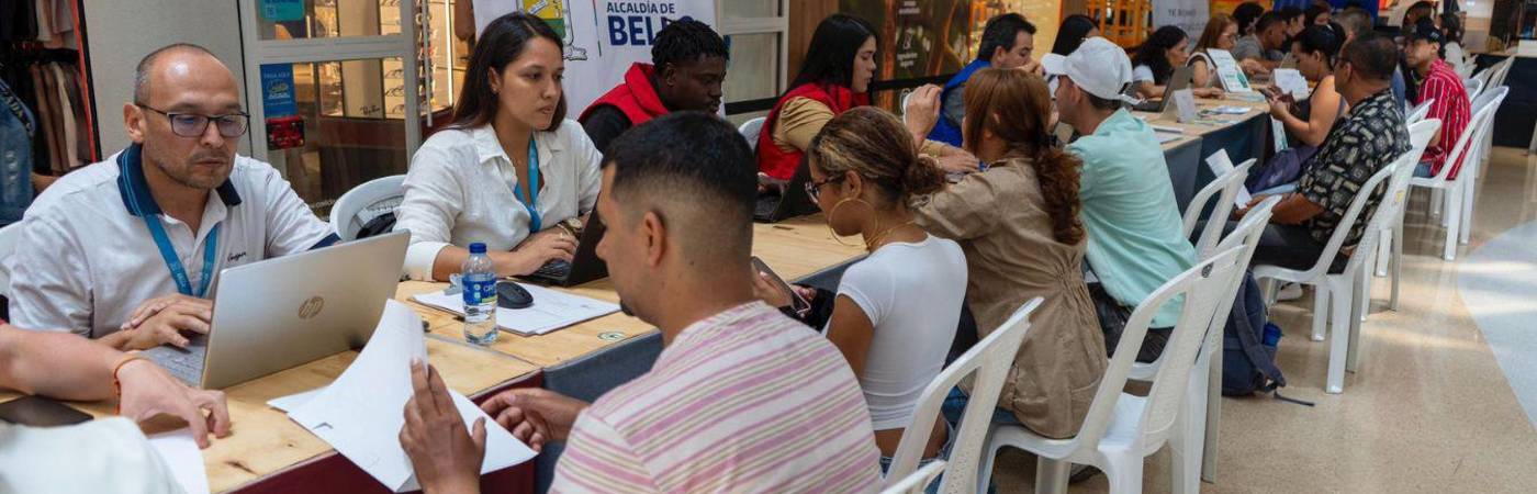 Aproveche esta jornada de empleo para que se postule a las más de 2500 vacantes que estarán disponibles. / FOTO: CORTESÍA ALCALDÍA DE BELLO