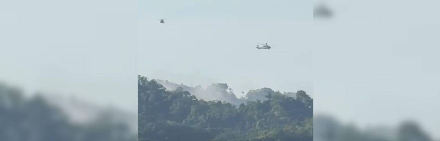 El enfrentamiento se registró en las veredas Mulatos y San Rafael, del municipio de Sonsón. FOTO: CAPTURA DE VIDEO MIORIENTE
