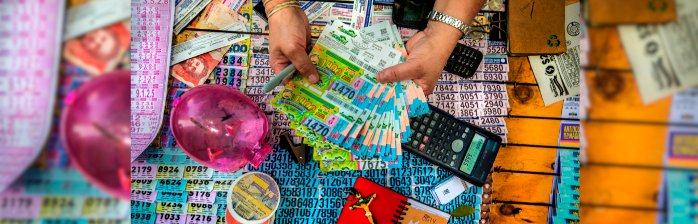 Venta de loterías en Medellín. / FOTO: ARCHIVO