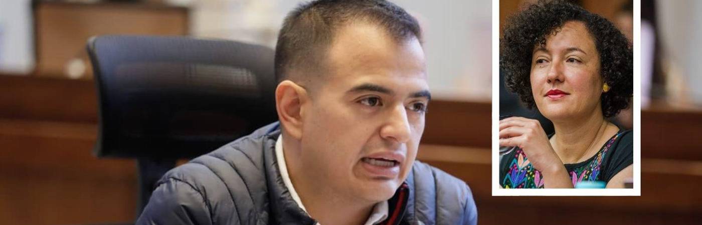 Andrés Tobón declarará contra Isabel Zuleta (detalle) por el ‘Tarimazo’. / FOTOs: REDES SOCIALES CONCEJO DE MEDELLÍN