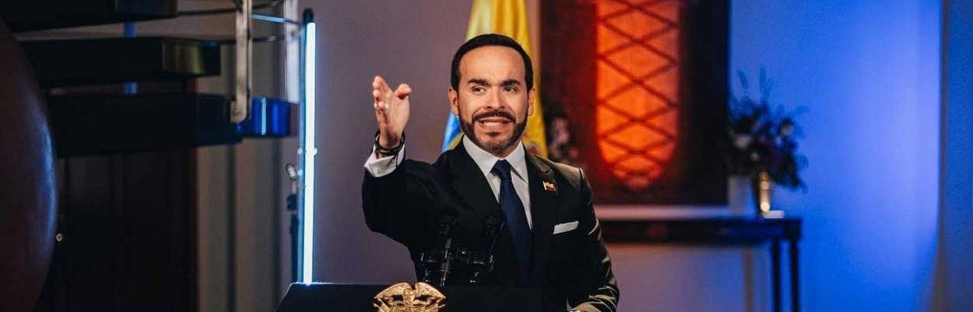 Abelardo de la Espriella en alocución presidencial este domingo 27 de septiembre. FOTO: PRESIDENCIA