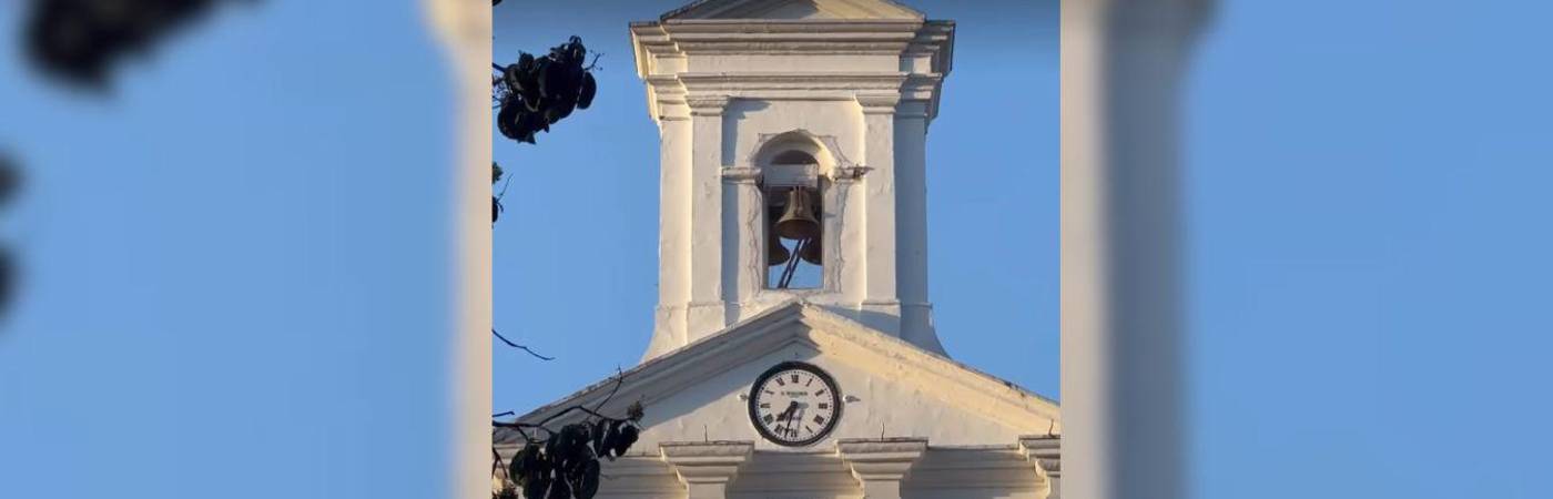 La iglesia Nuestra Señora de la Asunción en Marinilla fue una de ellas. FOTO: CAPTURA DE VIDEO INSTAGRAM @ELMARINILLO.CO