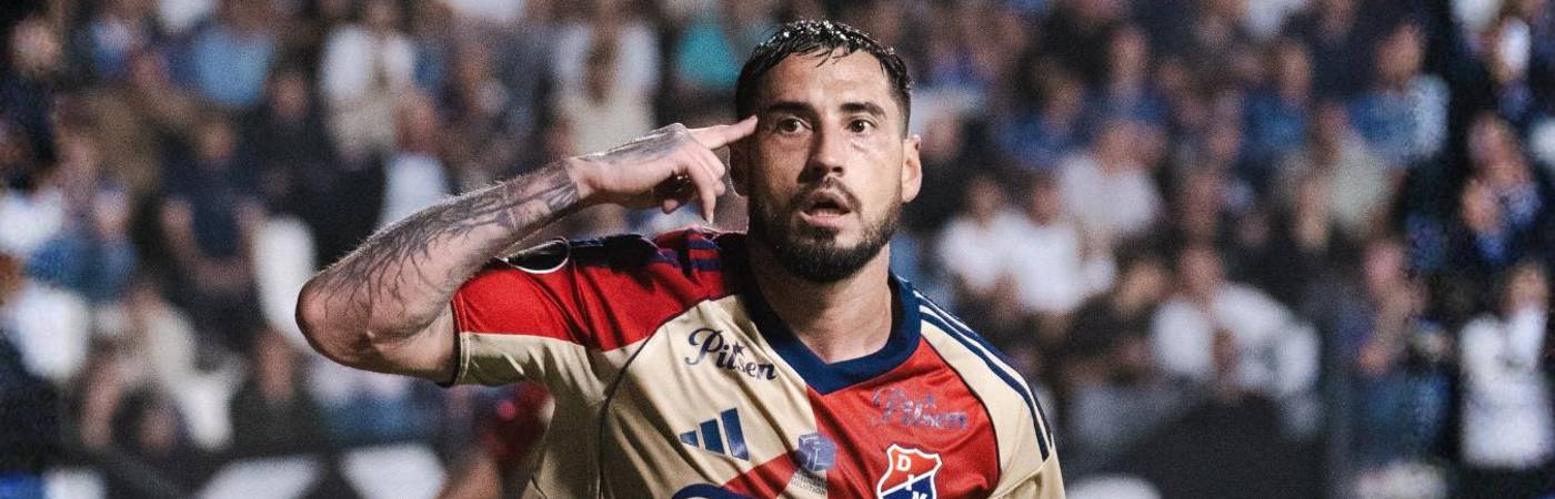 Francisco David Fydriszewski , delanatero de Independiente Medellín. FOTO: DIM OFICIAL