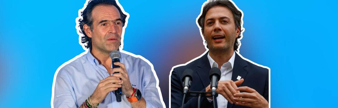 Federico Gutiérrez (izq.) y Daniel Quintero (der.). FOTOS: CORTESÍA ALCALDÍA DE MEDELLÍN Y MANUEL SALDARRIAGA