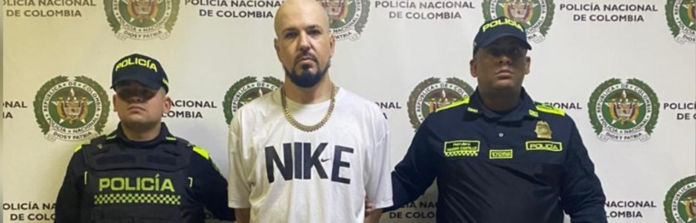 Michel Bernabé Vásquez tras ser capturado. /FOTO: CORTESÍA