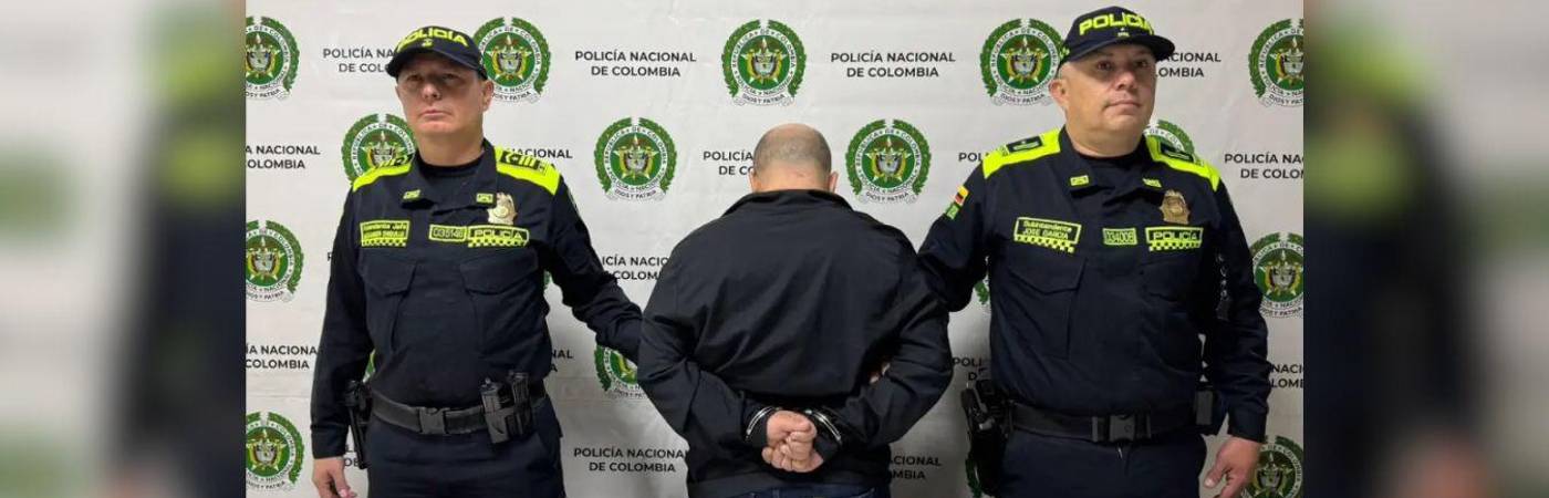 William Noreña no aceptó los cargos. FOTO: POLICÍA METROPOLITANA DE MANIZALES