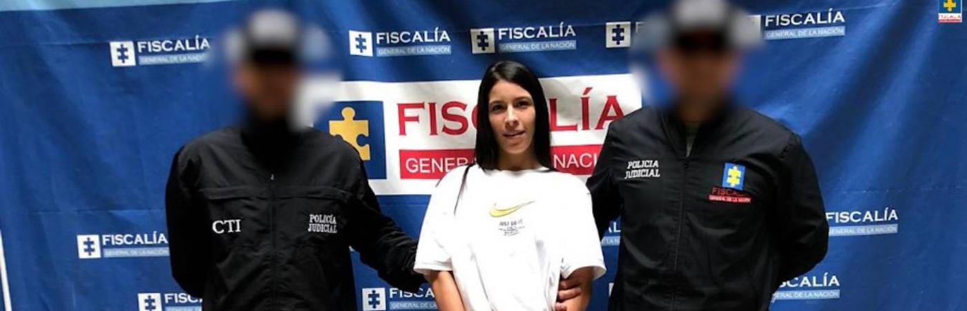 La mujer fue capturada luego de una investigación llevada a cabo por el CTI. /FOTO: CORTESÍA FISCALÍA