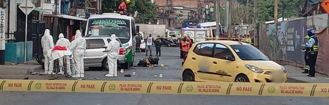Accidente en Villa Niza con persona fallecida. FOTO: CORTESÍA