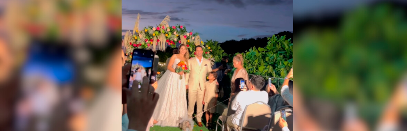 La ceremonia fue el sábado, 16 de agosto. /FOTO: CAPTURA DE VIDEO