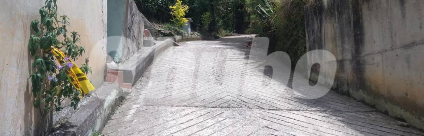 En este sitio fue hallado sin vida el hombre. FOTO: GUILLERMO OSPINA