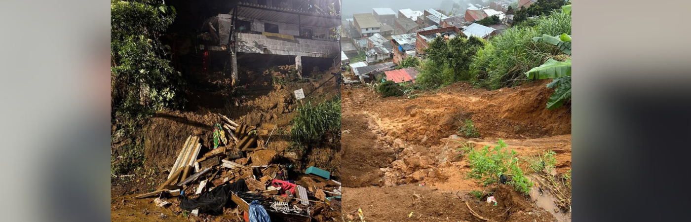 EN IMÁGENES: Mujer y bebé murieron por deslizamiento en Carambolas