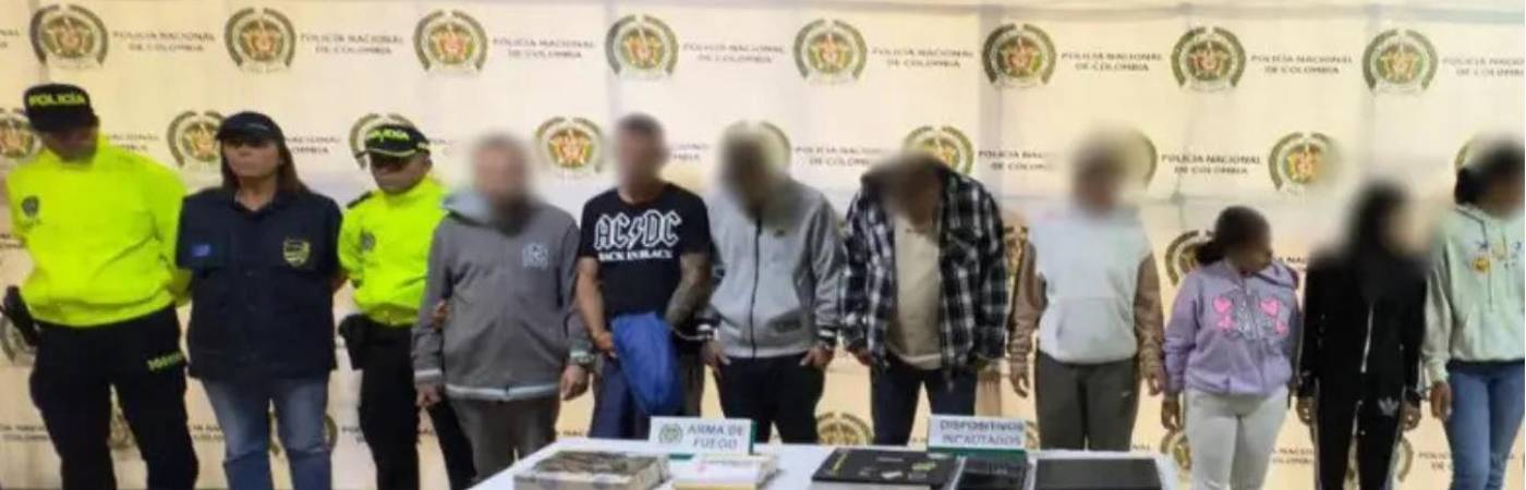 Autoridades desmantelaron red de trata en Colombia: 13 detenidos por engañar a mujeres con trabajos en el extranjero. / FOTO: CORTESÍA POLICÍA NACIONAL