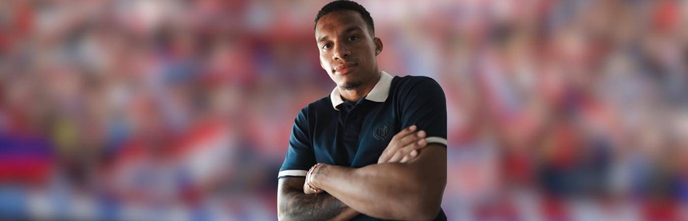 Juan José Córdoba, nuevo jugador del Independiente Medellín. FOTO: @DIMOFICIAL