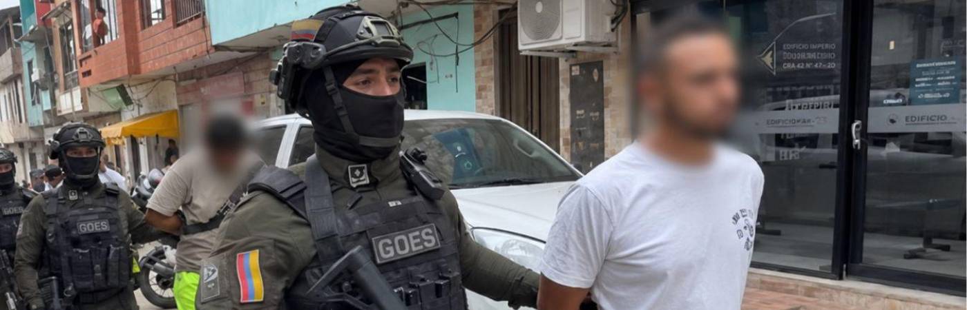Dos de ellos eran menores de edad, lo cual pone en evidencia el reclutamiento de menores en esta zona del país. FOTO: POLICÍA NACIONAL