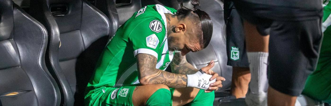 Chicho Arango (foto) jugó en el segundo tiempo del encuentro. Su impotencia reflejaba la del equipo. FOTO: JUAN ANTONIO SÁNCHEZ