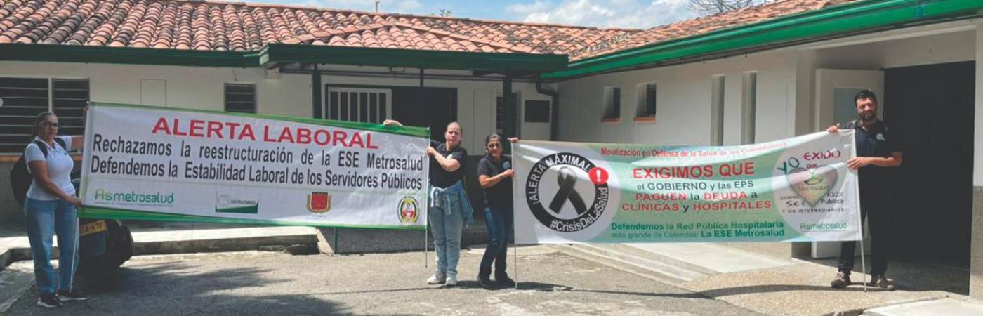 La sede de Metrosaud de Pilarica está en la calle 75 #75-29. La comunidad se niega a la supuesta venta. /FOTO: SINDY VALLE