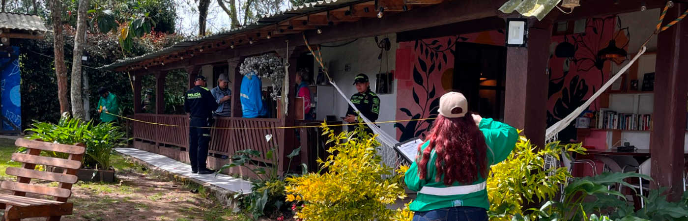El corregimiento de Santa Elena también se está viendo impactado por este fenómeno. /FOTO: CORTESÍA ALCALDÍA DE MEDELLÍN 