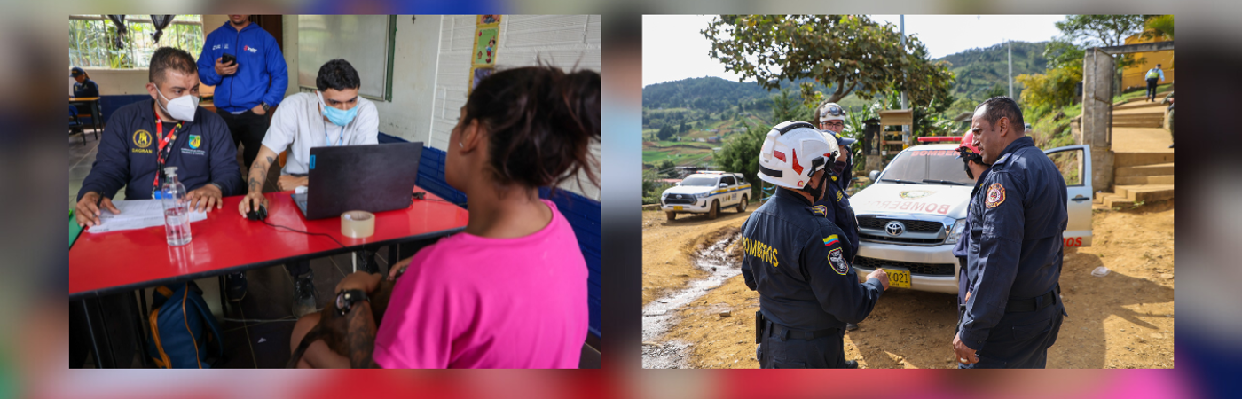 Retorno de familias a Granizal./FOTOS: ALCALDÍA DE BELLO