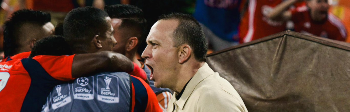 Alejandro Restrepo, entrenador de Independiente Medellín. / FOTO: DIM OFICIAL