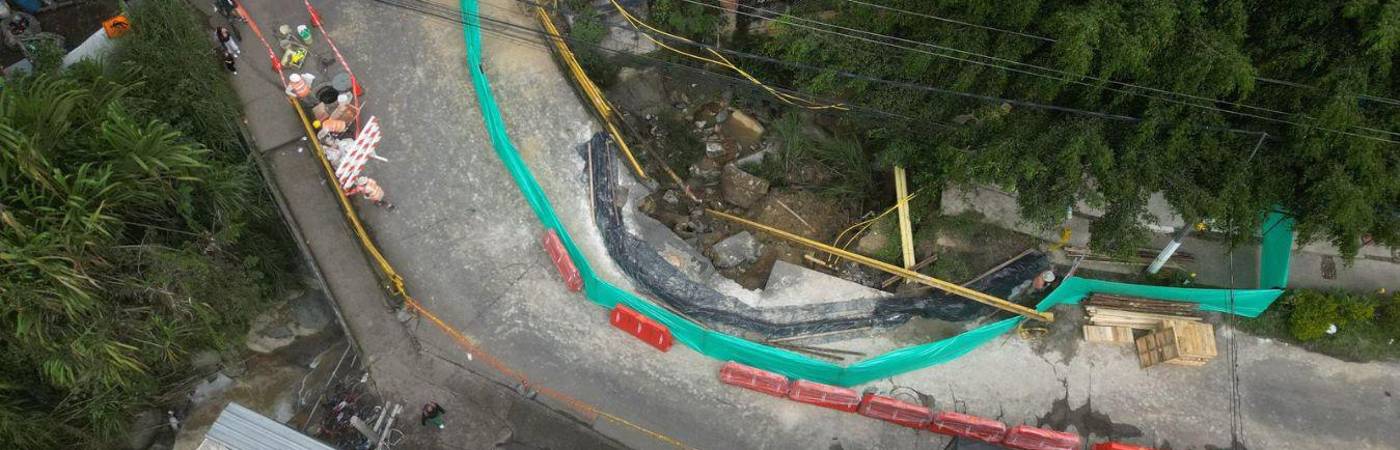 Tendrá horarios para cada sentido; personal de Tránsito se encuentra en la zona. FOTO: ALCALDÍA DE MEDELLÍN