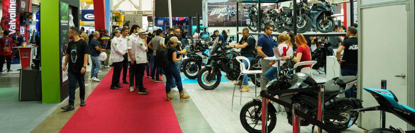 La feria fue reconocida en el 2025 por Asoeventos como el evento más importante de Medellín gracias a su impacto en la economía y la proyección internacional de la capital antioqueña. FOTO: FERIA DE LAS 2 RUEDAS