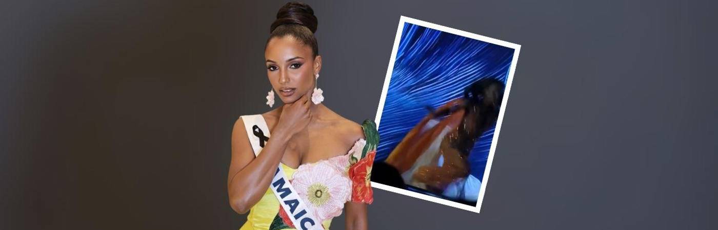 La mujer expresó que casi un año después sigue teniendo secuelas del accidente. FOTOS: INSTAGRAM @OFFICIALGABRIELLEHENRY Y CAPTURA DE VIDEO YOUTUBE CNN NEWS 18