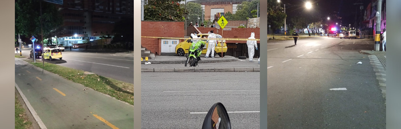 Asesinato de taxista en Medellín. /FOTOS: DENUNCIAS ANTIOQUIA
